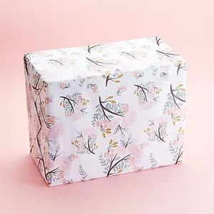 Бумага подарочная 70*100см Нежные цветы 