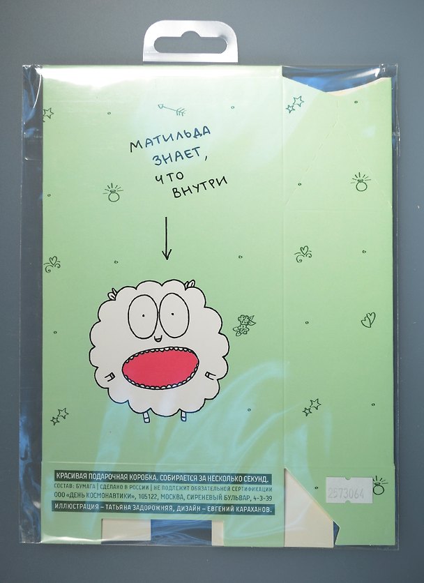 Коробка подарочная, Антибуки, Матильда знает, что внутри 18*11см 2573064 — 1