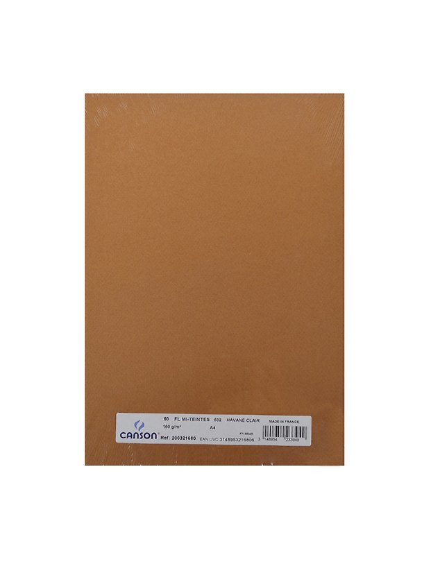 Бумага для пастели А4 "Mi-Teintes" 160г/м2 №502 гавана св., Canson 224292 — 1
