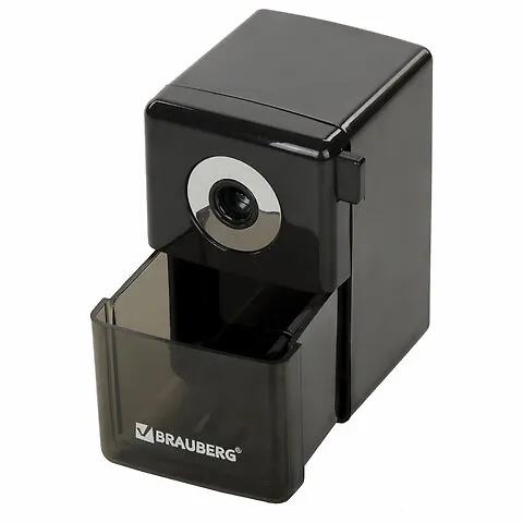 Точилка механическая "BLACK JACK", мет.механизм, чёрная 263162 — 12