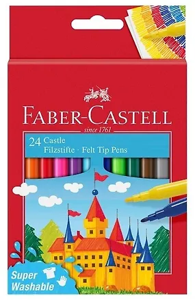 Фломастеры Faber-Castell, "Замок", 24 цвета 234822