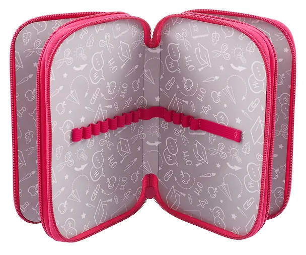 Пенал 3 отделения "Pretty bunny" 19*11 см 3106012 — 4