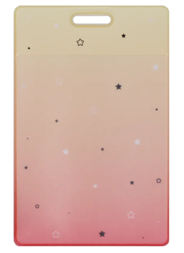 Чехол для карточек Unicorn ballerina красный градиент (ДК2018-140) 2629244 — 2