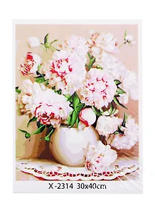 Холст с красками по номерам 30х40см ТМ Рыжий кот Палитра Русская Коллекция. Бузин И. Букет (Арт. Х-2314)