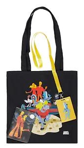 Подарочный набор для мальчика Бременские музыканты (картхолдер, сумка-шоппер, обложка для паспорта)