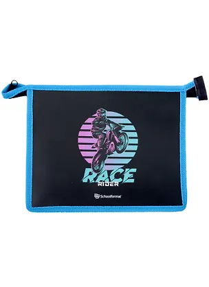 Папка для тетрадей А5 "Moto" молния, пластик 2895788