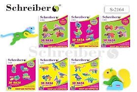 3D пазл «Животные» из EVA, в ассортименте, Schreiber 330863 — 1
