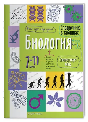 Книга Биология. 7-11 класс. Справочник в таблицах ()