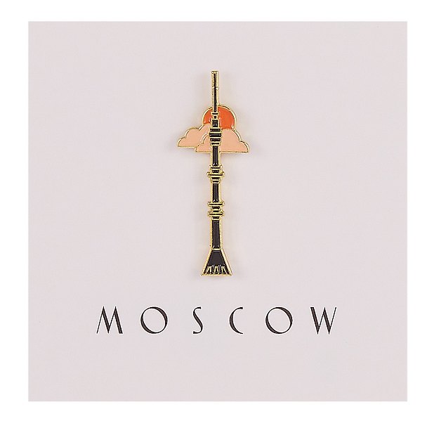 Значок Останкинская башня (Москва) (металл) (4627077840788) 3108878 — 1