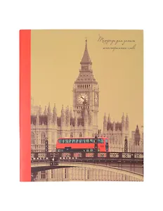 Тетрадь для записи иностранных слов Unnika, "Британские зарисовки", А5, 48 листов