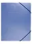 Папка на резинке A4 "Gems" голубой, пластик 0,5мм — 247895 — 1