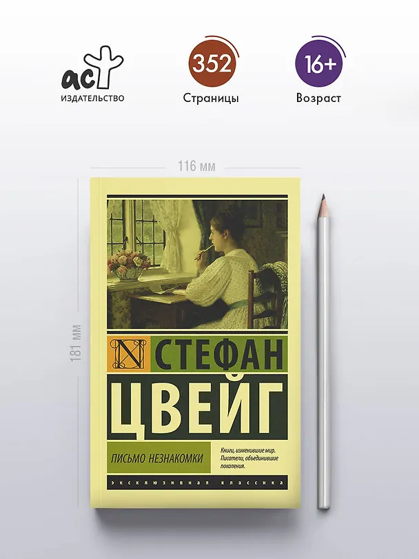 Книга Письмо незнакомки (Стефан Цвейг) — 6