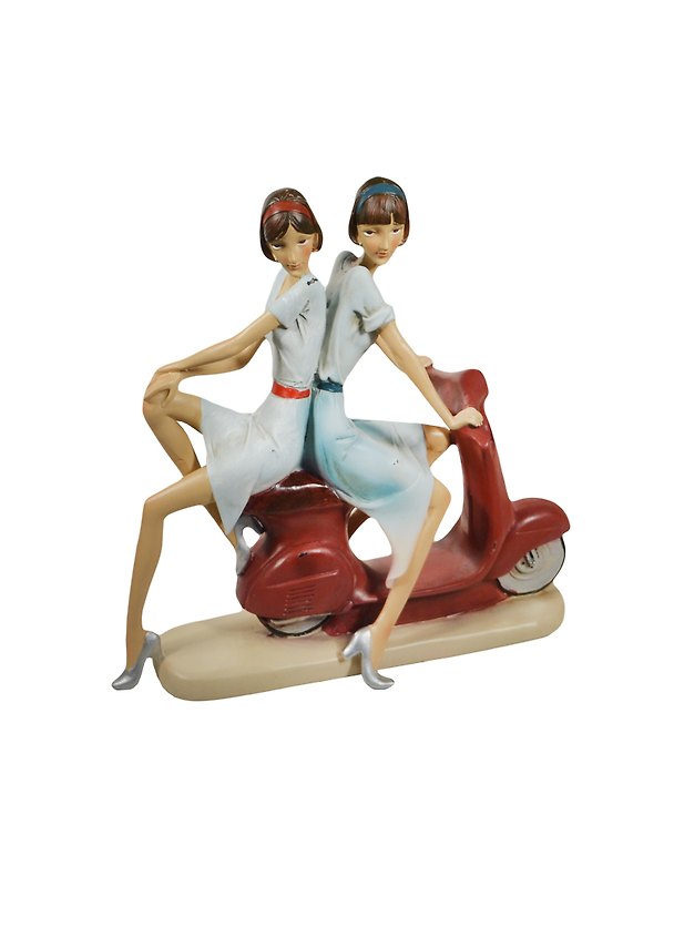 Фигурка Две девушки (в стиле шебби шик) (24х7х24) (42032) 2469423 — 1
