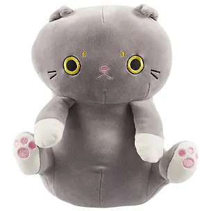 Мягкая игрушка  Кот сидит серый (35 см) 2670193