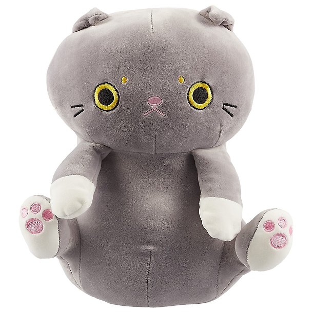 Мягкая игрушка Кот сидит серый (35 см) 2670193 — 1