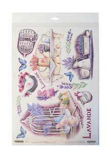 Рисовая бумага для декупажа Craft Premier Винтажная клетка (28,2х38,4см) (25 г/м)