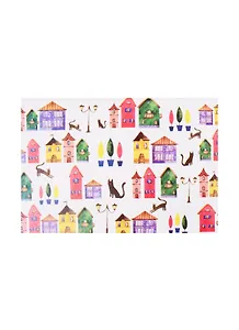 Записная книжка А6 32л "МАЛЕНЬКИЕ ДОМИКИ" для записи доходов и расходов, мягк.переплет, скоба, ПВХ-конверт