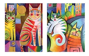 Тетрадь Marker Arte, Bright Cats, А5, 100 листов 323735