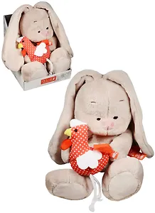 Мягкая игрушка Зайка Ми с петушком (18 см) (SidS-174)
