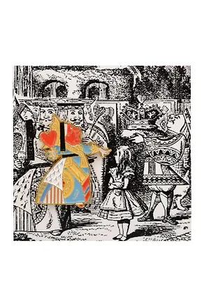 Значок эмалированный Алиса. Красная королева (1114944) 3134717
