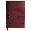 Ежедневник недат. А5+ 160л 175*245 "Аллигатор" бордовый, кожзам, тв.переплет, обл.поролон, блинтовое тиснение, офсет, ляссе, подар.упаковка — 3054994 — 1