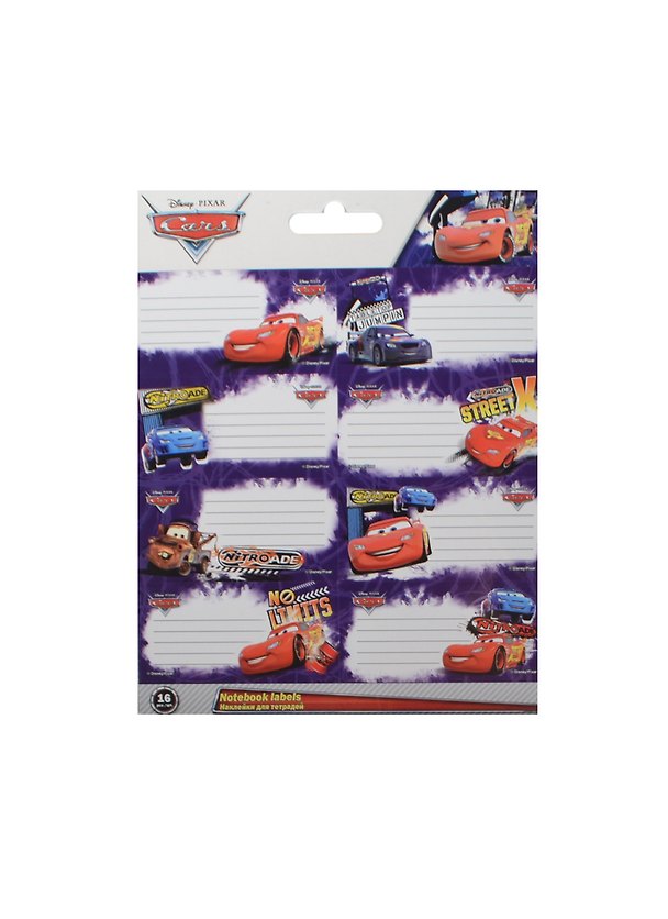 Наклейки для тетрадей «Cars», 16 штук, Academy Style 236981 — 1