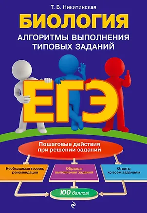 Книга ЕГЭ. Биология. Алгоритмы выполнения типовых заданий (Татьяна Никитинская)