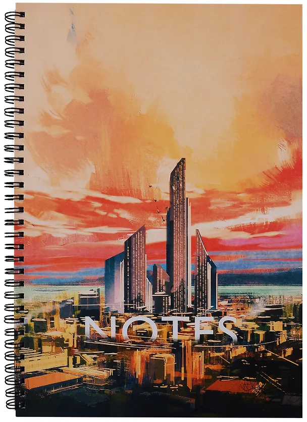 Тетрадь общая «Business city», 80 листов в клетку, А4 - Listoff 2900576 — 1