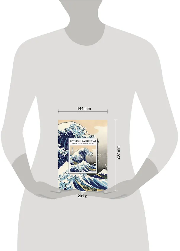 Ежедневник недат. А5 72л "KATSUSHIKA HOKUSAI" 3120574 — 7
