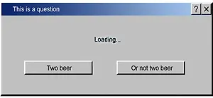Магнит Two beer / Not two beer (4,5х12) (RMG02)