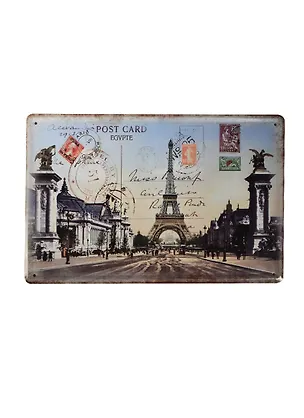 Постер металлический Париж (20х30) (37439) 2456990