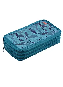 Пенал школьный 3отд. "Морские охотники" 19*11, молния