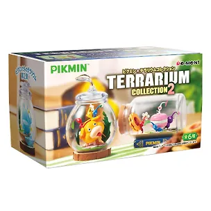 Фигурка коллекционная Re-ment Диорама в колбе Пикмин PIKMIN Terrarium, в ассортименте  (71810) 3160540