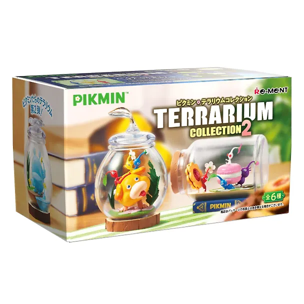 Фигурка коллекционная Re-ment Диорама в колбе Пикмин PIKMIN Terrarium, в ассортименте  (71810) 3160540 — 1