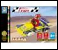 Конструктор Formula Toy Болид жел-син. (T50783) (44 дет.) (3+) (коробка)