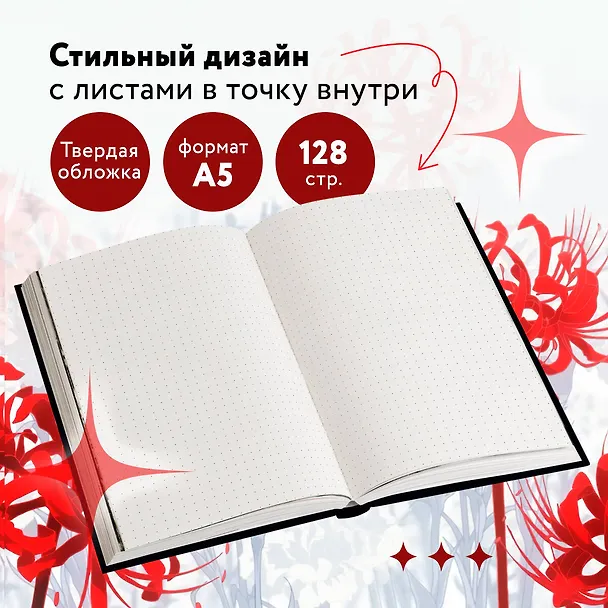 Блокнот настоящего гуля (по мотивам манги, формат А5, 80 л., блок в точку) 2966702 — 4