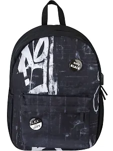 Рюкзак "Граффити с красным" 1 отделение, 39*29*14 см, значки в комплекте
