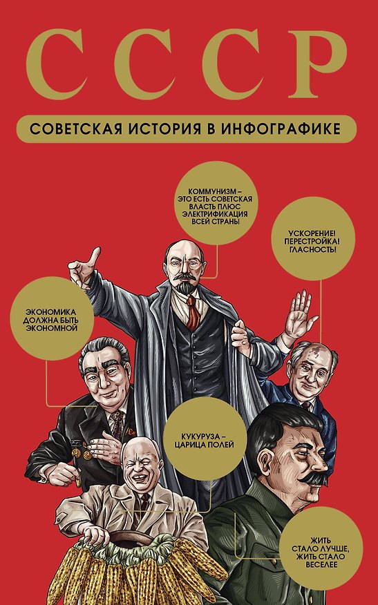 Книга СССР. Советская история в инфографике () — 1