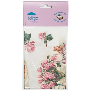 IDIGO декупажная карта 32*45 розовый букет d10