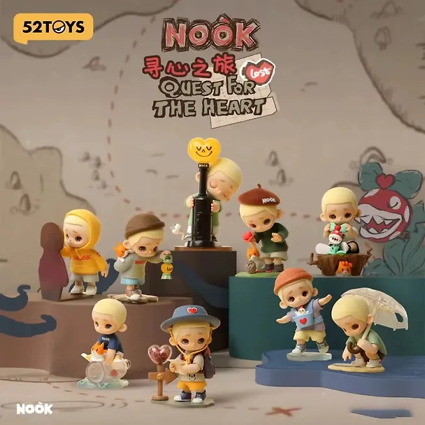 Коллекционная фигурка Nook, серии "Путешествие к сердцу", 12cм, 12-52TOYS-202608, Blind Box, 52 Toys, 15+ 3158350 — 2