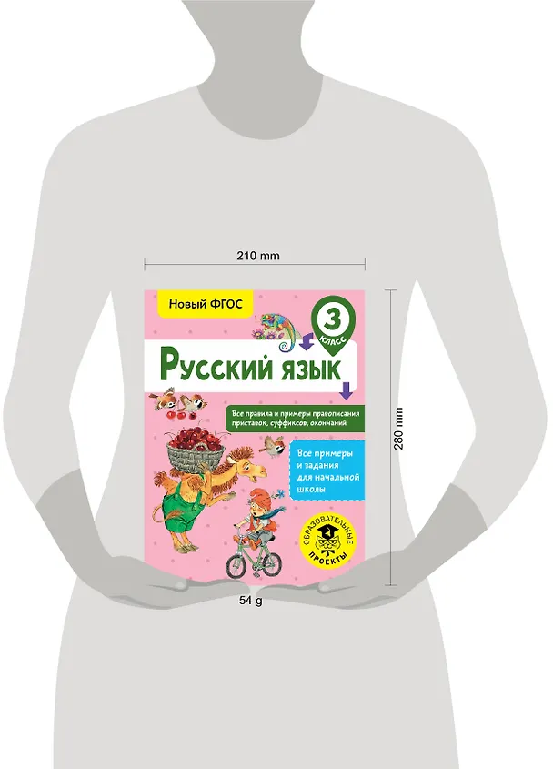 Книга Русский язык. Все правила и примеры правописания приставок, суффиксов, окончаний. 3 класс (Светлана Сорокина) — 3