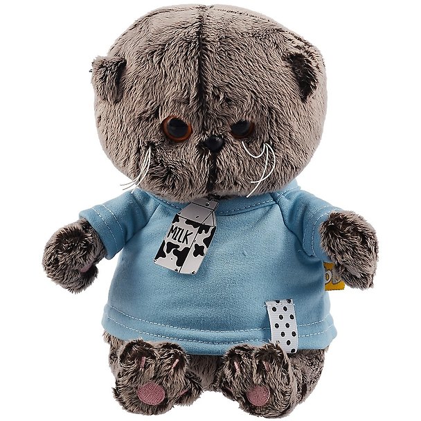 Игрушка мягкая Budi Basa, Басик BABY в голубой футболке (20 см) (BB-057) 2842561 — 1