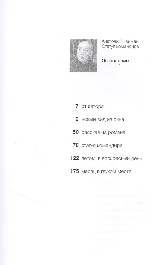 Книга Статуя командира (Анатолий Найман) — 2