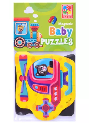 Мягкие магнитные Baby puzzle "Транспорт" 2 картинки, 7 эл. — 2879633 — 1