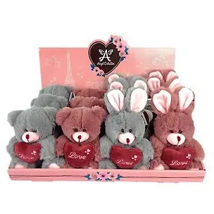 Игрушка мягкая Валентинка 13см в асортименте 340441