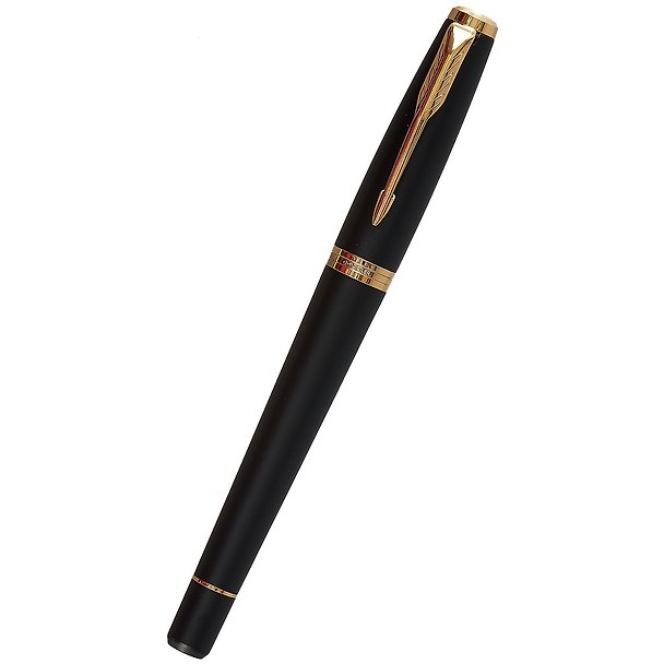 Перьевая ручка Parker, Urban Muted Black GT, синяя 250194 — 1