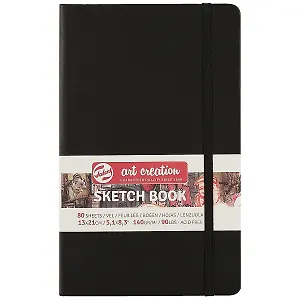 Скетчбук «Art Creation», чёрный, 80 листов, А5