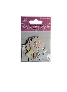 3D Наклейки декоративные бумажные Рождество (CO-13) (3шт) (Рукоделие) (упаковка)