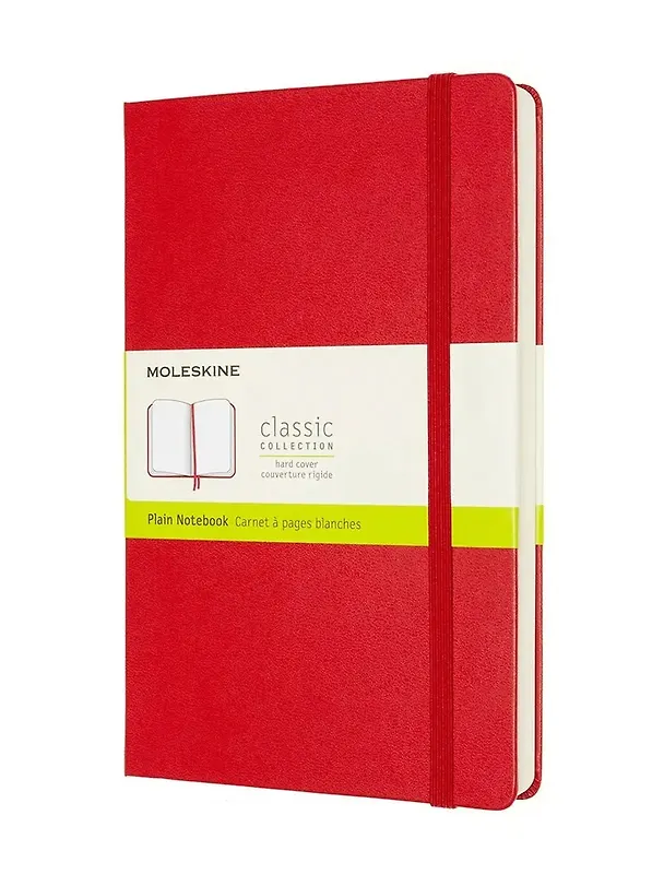 Книга для записей А5 200л лин. "CLASSIC EXPANDED Large" тв.обл., красный, резинка, 2 ляссе, Moleskine 255754 — 3