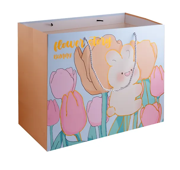 Пакет А3 33*46*10 "Flower story" горизонт, дет., бум.мат.ламинат 3015833 — 4